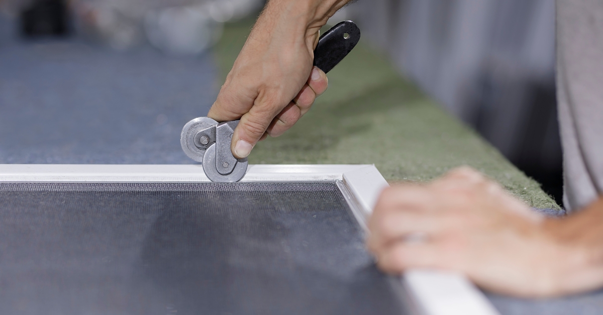 install new window screens before fall for fresh air without the bugs